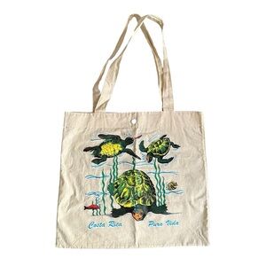 Costa Rica marine life tote bags